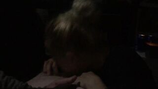Gf suck’s friends dick before roommate wakes up