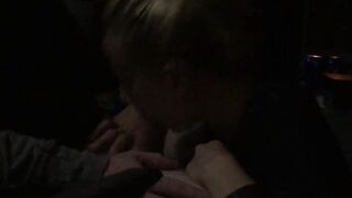 Gf suck’s friends dick before roommate wakes up
