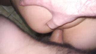 Naked Milf Washed the Wc Floor, and Stepson Watched and Gave her