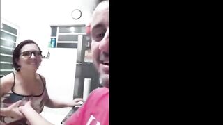 brazillian couple showing ex-ex-wife in the shower