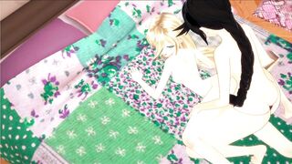 Tales of Berseria Animated - Velvet Fucks Magilou with a Lesbian Fake-Dick