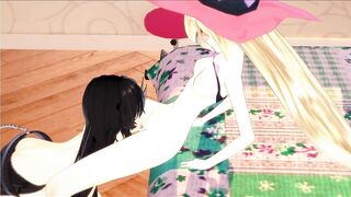 Tales of Berseria Animated - Velvet Fucks Magilou with a Lesbian Fake-Dick