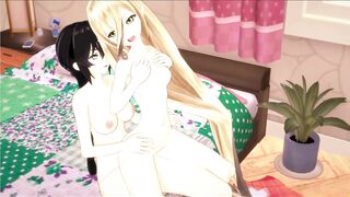 Tales of Berseria Animated - Velvet Fucks Magilou with a Lesbian Fake-Dick