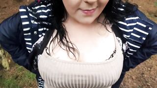 Young Smoking cougar Paid to Suck Amateur Huge Ebony Cock into Outside