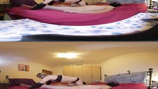 Long Gloves Teasing Hand Job 180 3D VR