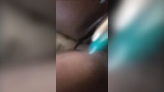 Ebon hoe loves being watched while masturbating