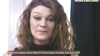 CASTING FRANCAIS - Sensual Alice Tries Her Luck With Porn