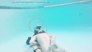 Jason bangs Monica inside the swimming pool