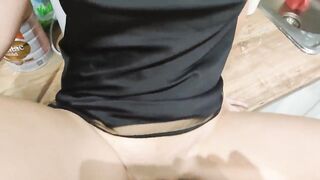 Fucked her tight pussy after dinner