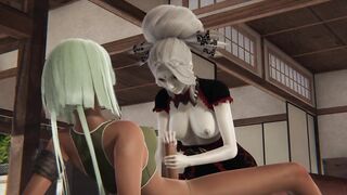 Futa - RWBY - Emerald x Salem