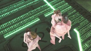 Emma and Hermine get Fucked but two Bad Bro. best Hentai Porn