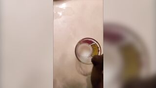 Black Youtuber squeezes milk from her big saggy boob