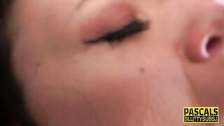 Toyed mom submissive gets plowed and throats