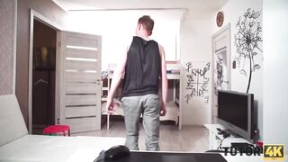 TUTOR4K. Crazy Hot Hottie prof is banged! by guy who is young enough