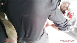 milf alone fucking his roommate give his long booty and
