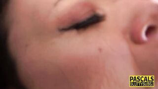 toyed MILF submissive gets boned and throats