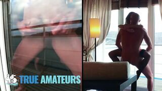 Athletic amateur craves anal from her hunk bf - Trueamateur