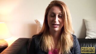 Wild UK Bombshell Swallows Cum After Fucking
