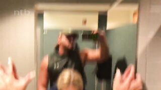 Boss Visits The sexy Nurse in Hospital's Bathroom