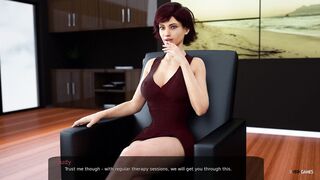 My Hot DARK HAIRED Therapist Tries to Help me With my LONG problem - Milfy City - (ep #1)