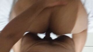 point of view boned Huge booty and Cum