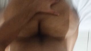 point of view boned Huge booty and Cum