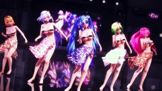 [MMD] Huge Tits Squadron Piranger [R-18]