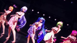 [MMD] Huge Tits Squadron Piranger [R-18]