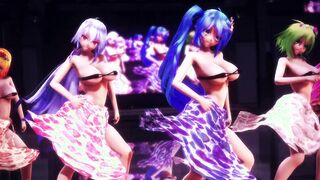 [MMD] Huge Tits Squadron Piranger [R-18]