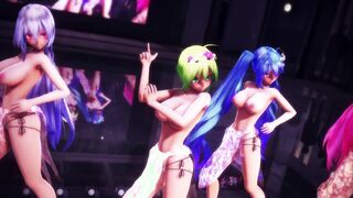 [MMD] Huge Tits Squadron Piranger [R-18]