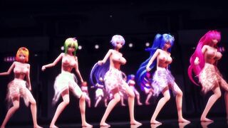 [MMD] Huge Tits Squadron Piranger [R-18]