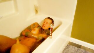 PAWG Fucks Cunt into Shower!