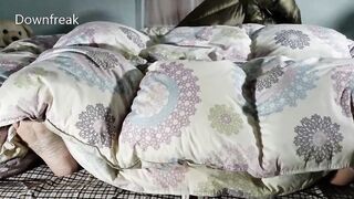 Skeaking In Step-Sisters Room To Hump Her Comforter And Cum