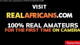 Amateur Faithful African Lover Knows What To Do Next