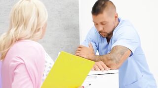 Nurses (Taylee Wood, Angelo Godshack) Got Caught By The Hospital