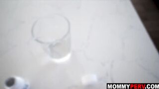 Mommy takes care of step son after he takes dad's