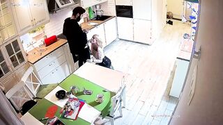 Dancing Women Gets Blow & Fucked at Kitchen