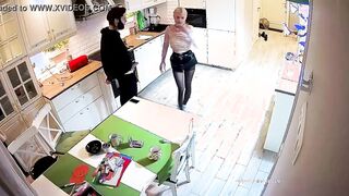 Dancing Women Gets Blow & Fucked at Kitchen