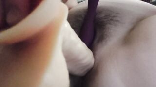 View and hear me cum inside close up