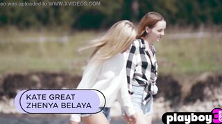 19 yo Miss Zita and Kit Rysha posed and showed nice