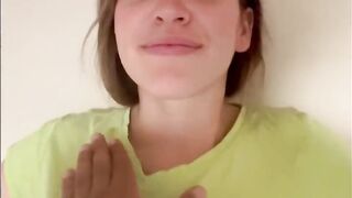 Fucking my white lover until she squirts while roomates are inside the house