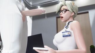 Doctor Mercy Cock Exam, fellatio deepthroath 3D