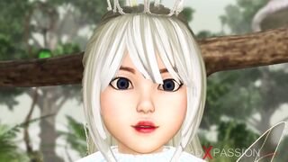 Filthy gnome plays with a sexy Goddess fairy