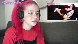 Slender 18 yo reacting to Amateur Porn - Emma Fiore