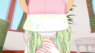 Miss Kobayashi's Dragon Maid Animated: Lucoa Ride A Long Dick