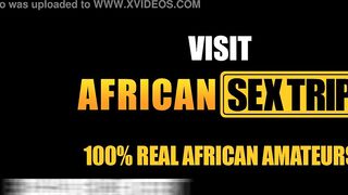 Ebony skank reluctant to got facial I cum on her