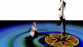 Helen Parr & Violet Parr Hot Dance Naked (Incredibles, Elastigirl, Cosplay, No-sex)