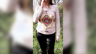 Smoking inside the nature