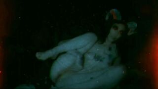 Debaptize and Cum Tribute inside Real Satanic Initiation