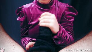 Stockings Hand Job - Double Destroyed Orgasm